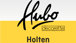 Logo Hubo Bouwmarkten. Hubo wordt met directe communicatie ondersteunt door RippleCom voor klantenservice
