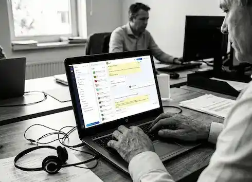 WhatsApp SMS en bellen bereikbaar in één team inbox veilig avg-proof